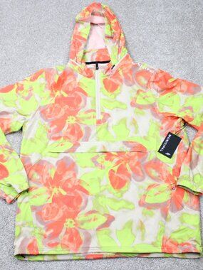Municipal Jacket NWT Mens Large Wildflower Sport Utility Anorak Hooded L/S Coat